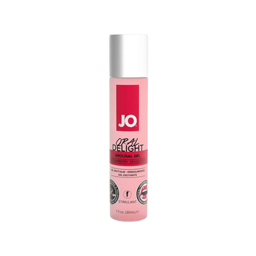 JO - Oral Delight Arousal Gel - Glijmiddel met aardbeiensmaak